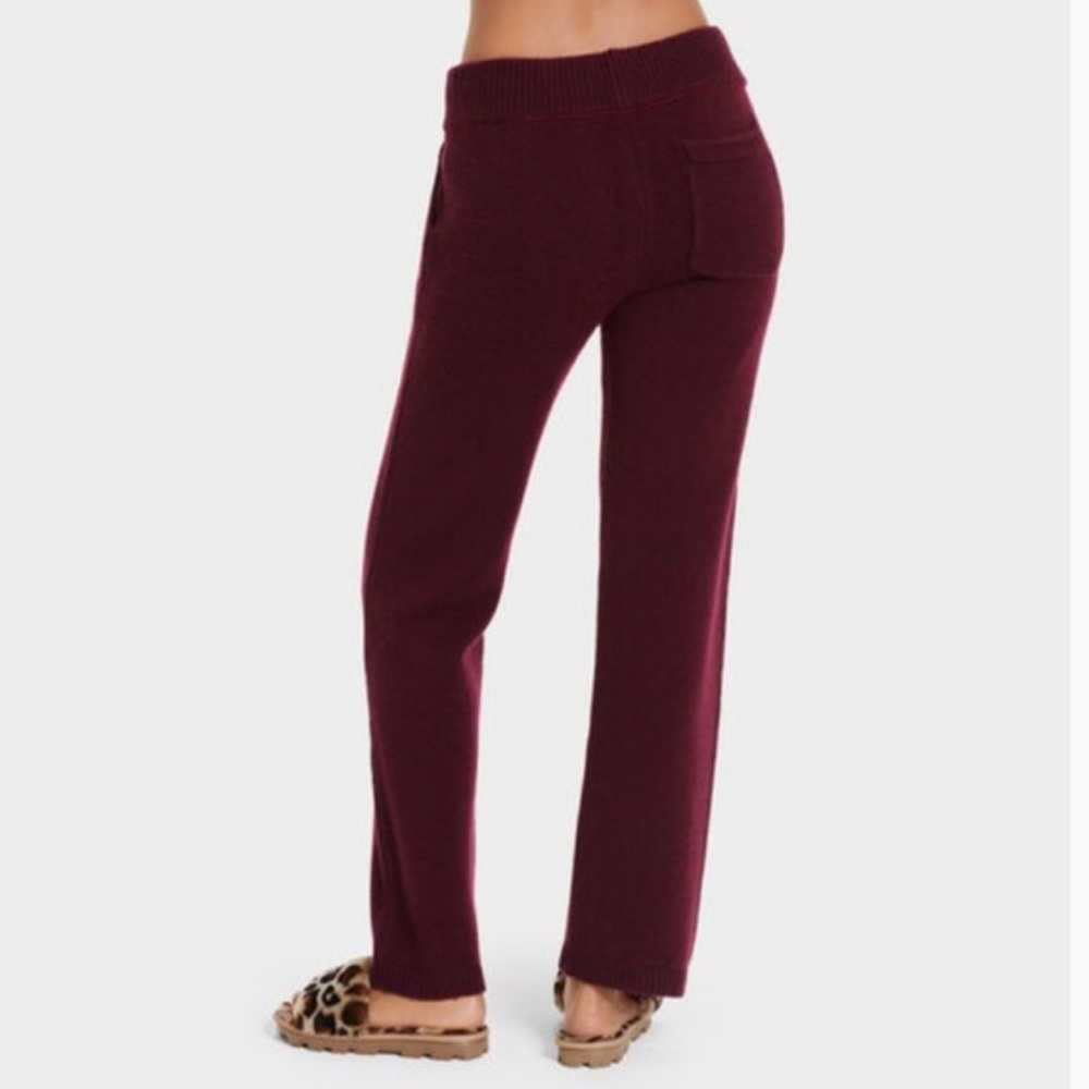 UGG Aida Cashmere Wool Pant small pink/purple